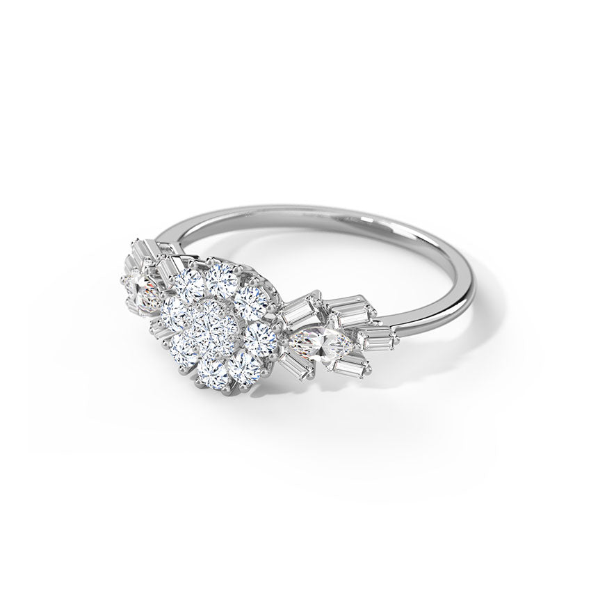 Kylie Blossom Diamond Ring