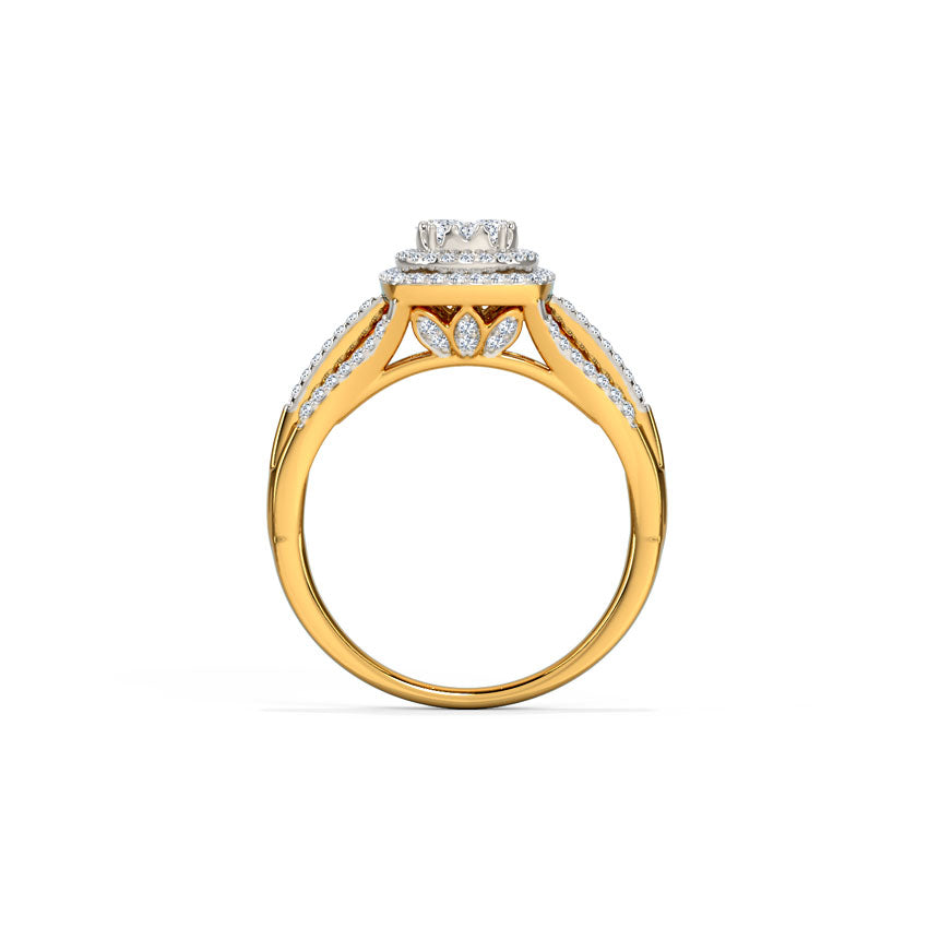 Lucinda Double Halo Diamond Ring
