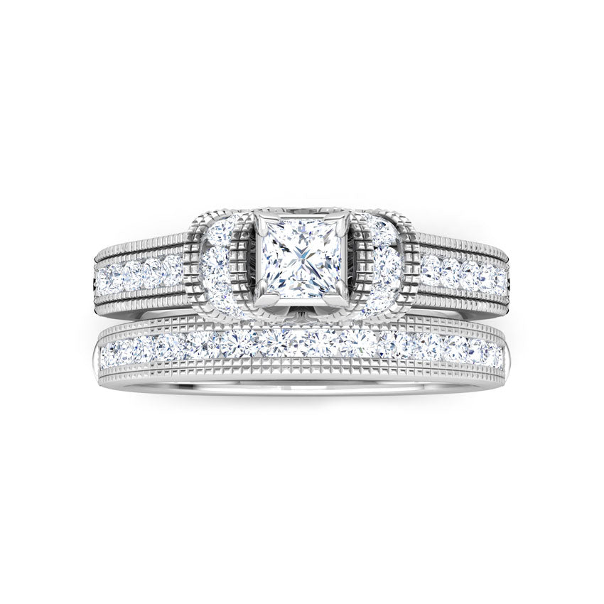 Eva Diamond Bridal Ring Set