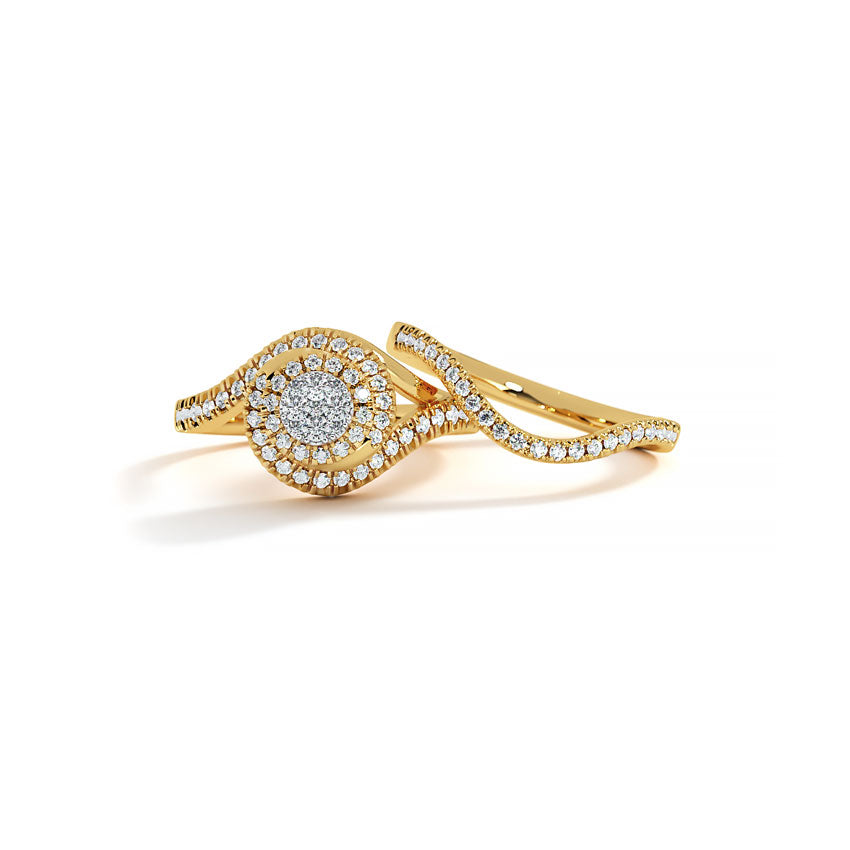Talia Diamond Bridal Ring Set