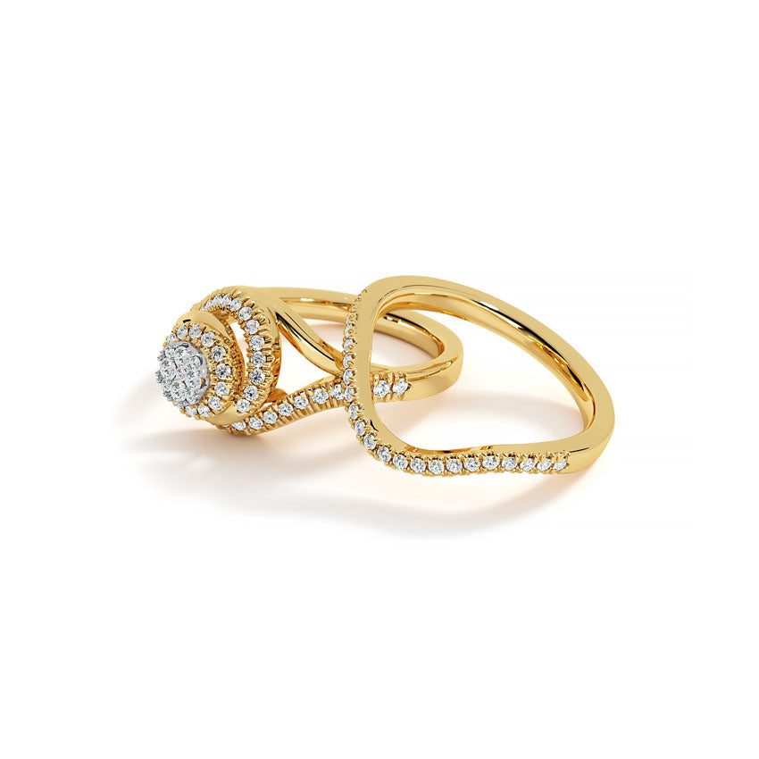 Talia Diamond Bridal Ring Set