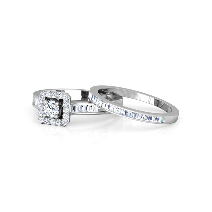 Twinkle Diamond Bridal Ring Set