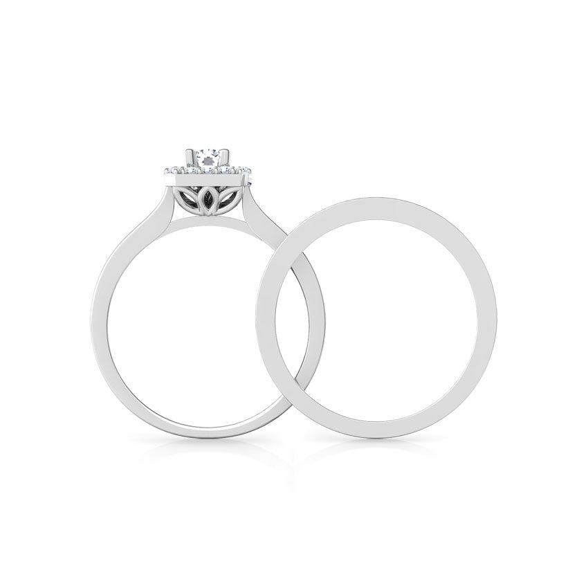 Twinkle Diamond Bridal Ring Set