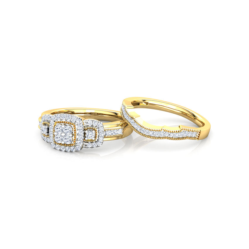 Elegance Diamond Bridal Ring Set