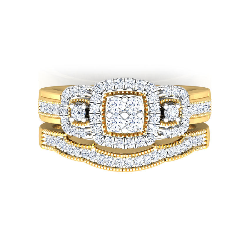 Elegance Diamond Bridal Ring Set