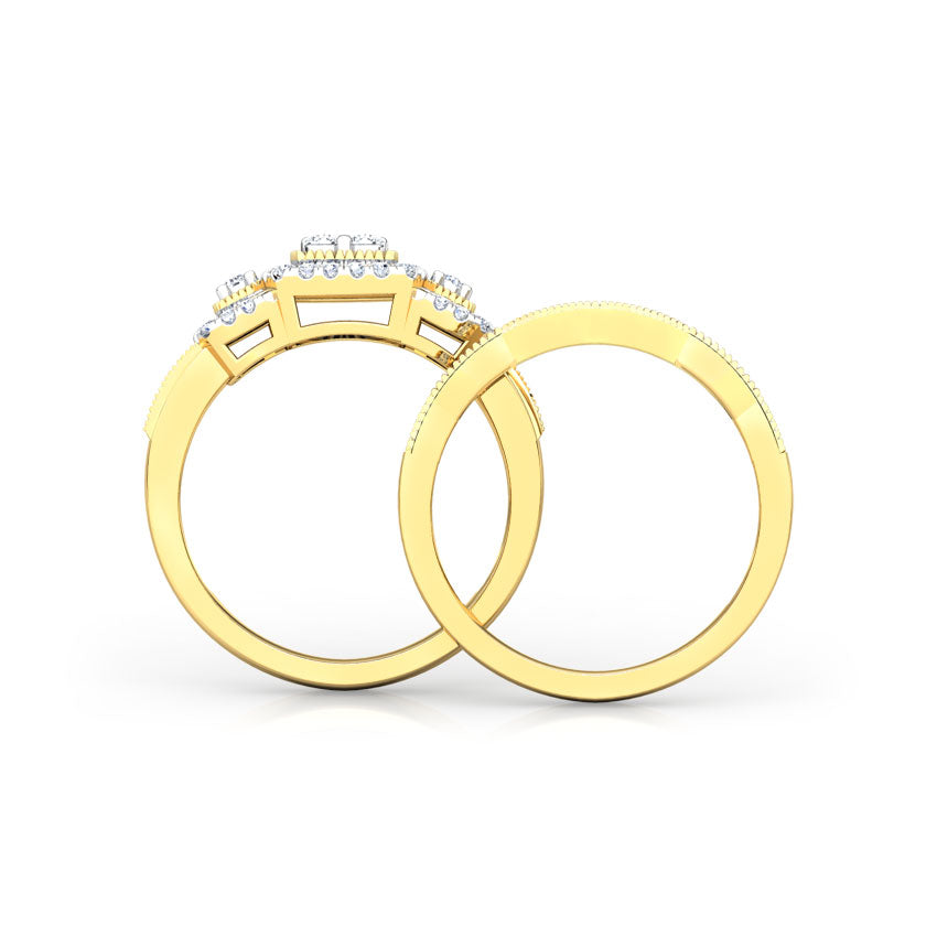 Elegance Diamond Bridal Ring Set