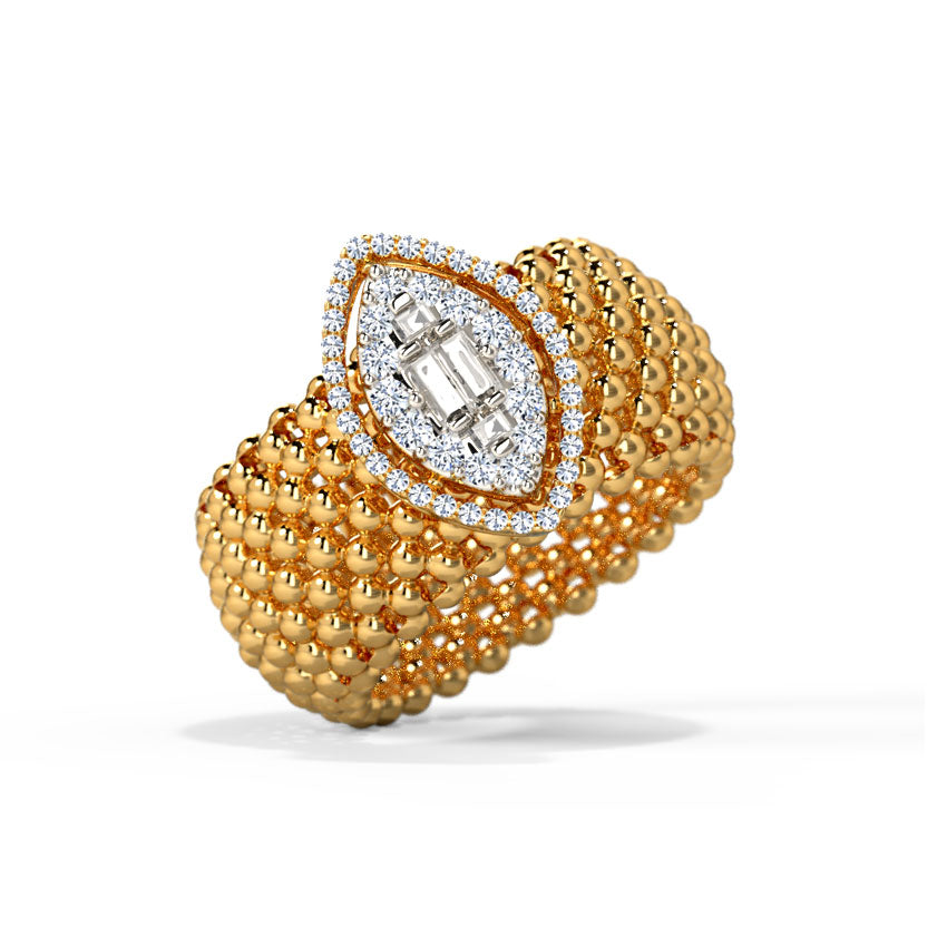 Aria Granular Diamond Ring