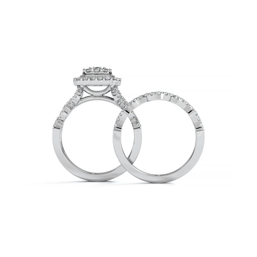 Seraphina Diamond Bridal Ring Set