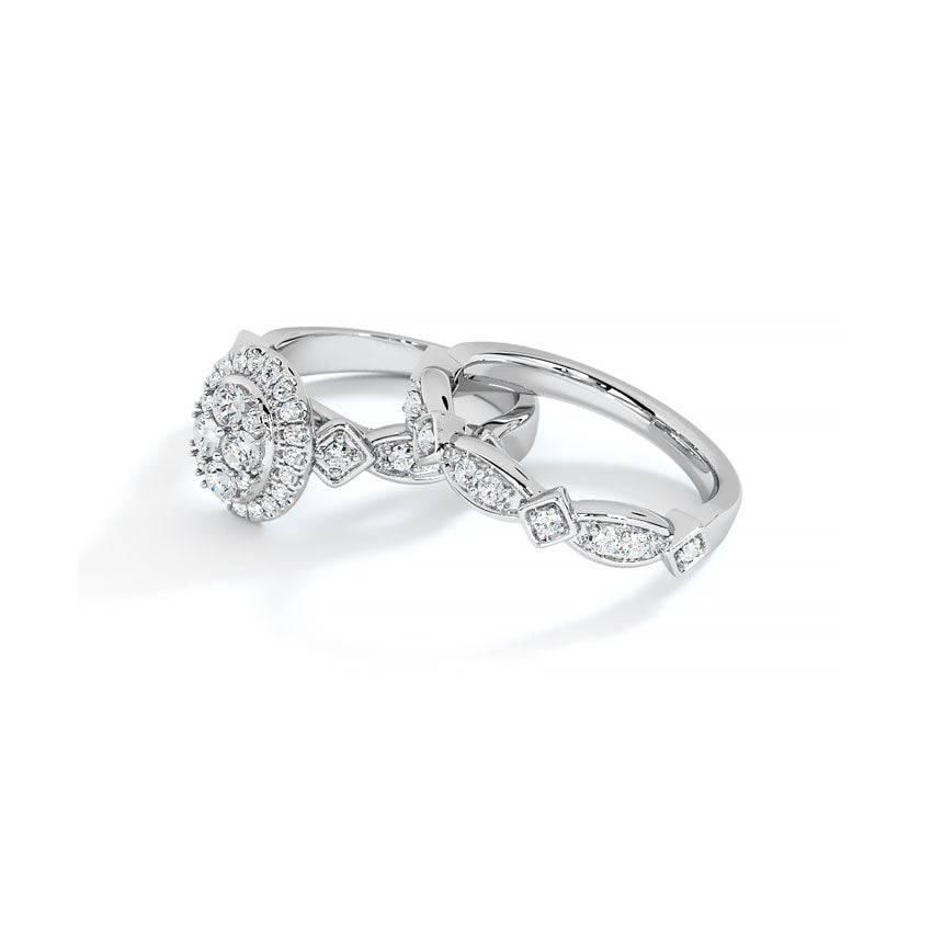 Nova Diamond Bridal Ring Set