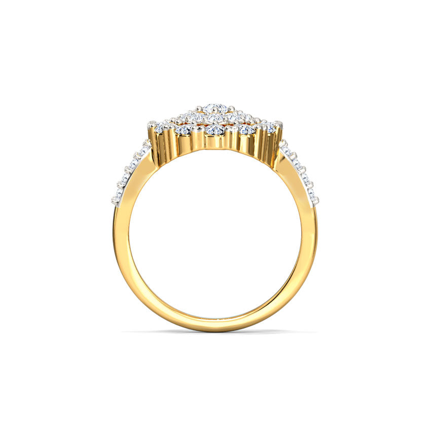 Serenity Cluster Diamond Ring