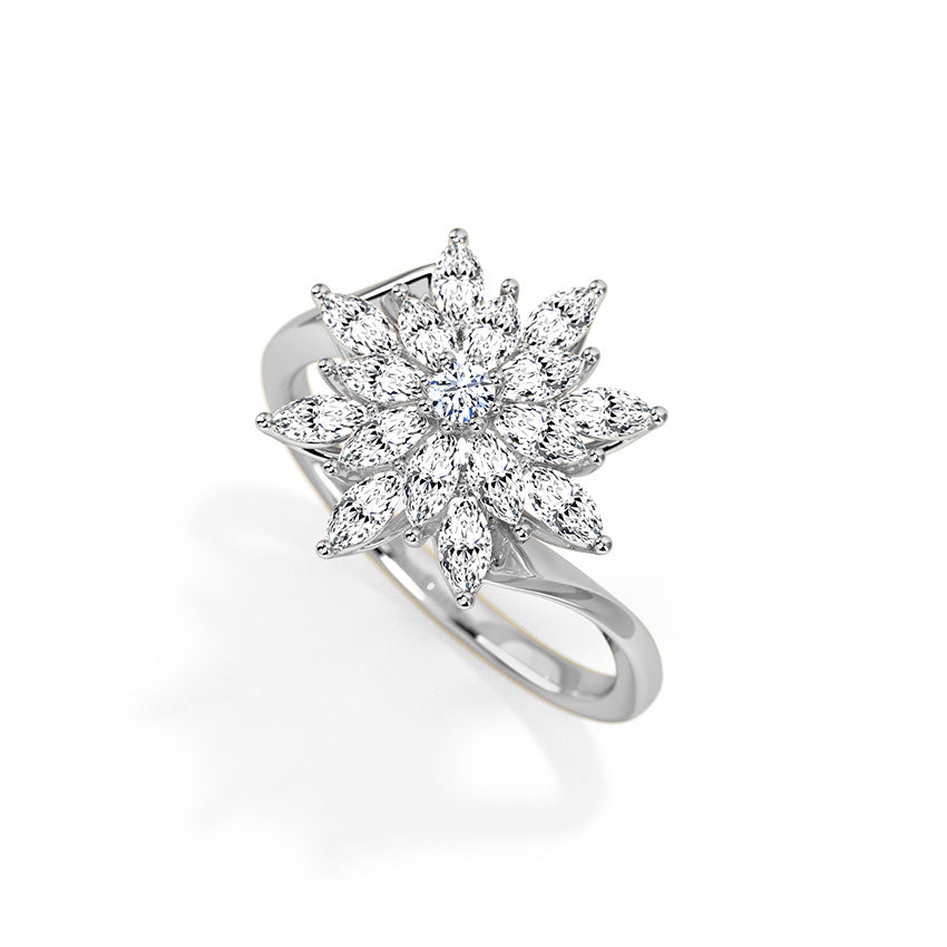 Radiance Flora Diamond Ring