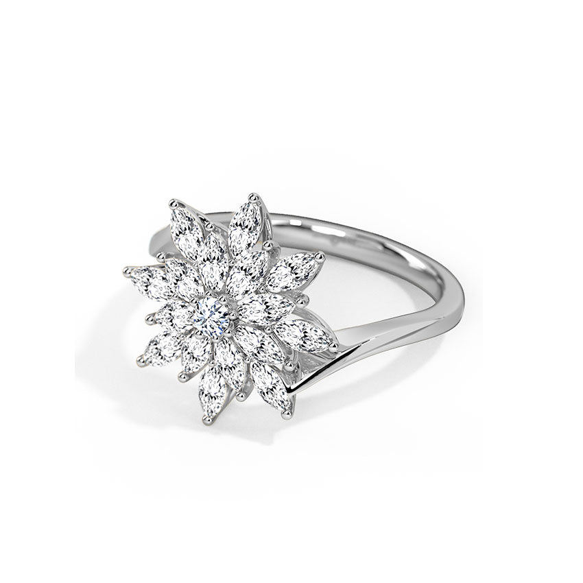 Radiance Flora Diamond Ring