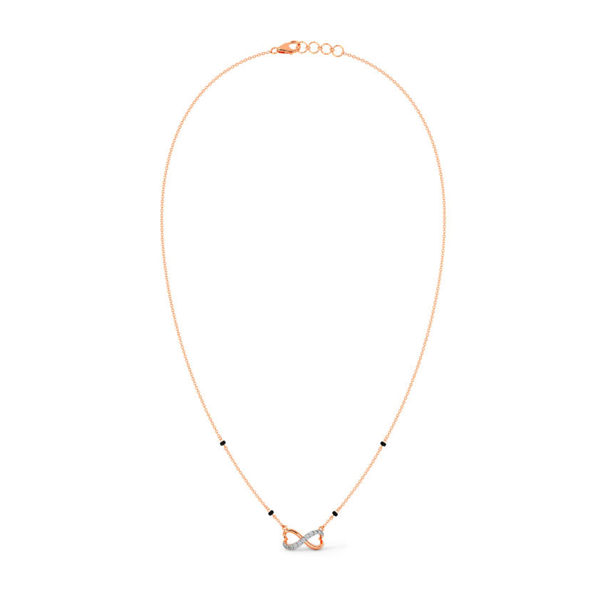 Cherished Infinity Heart Diamond Mangalsutra
