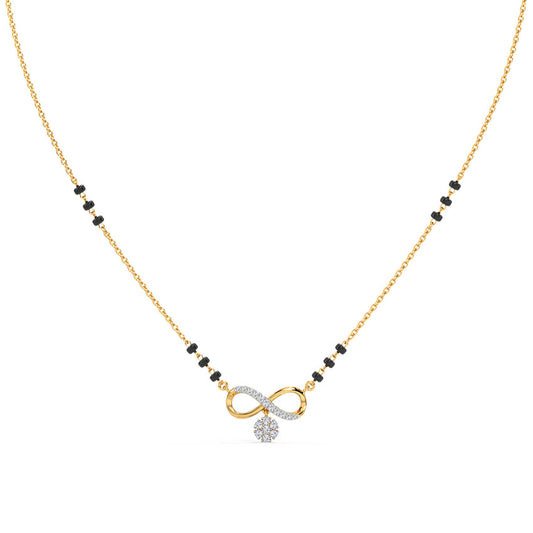 Ava Infinity Diamond Mangalsutra