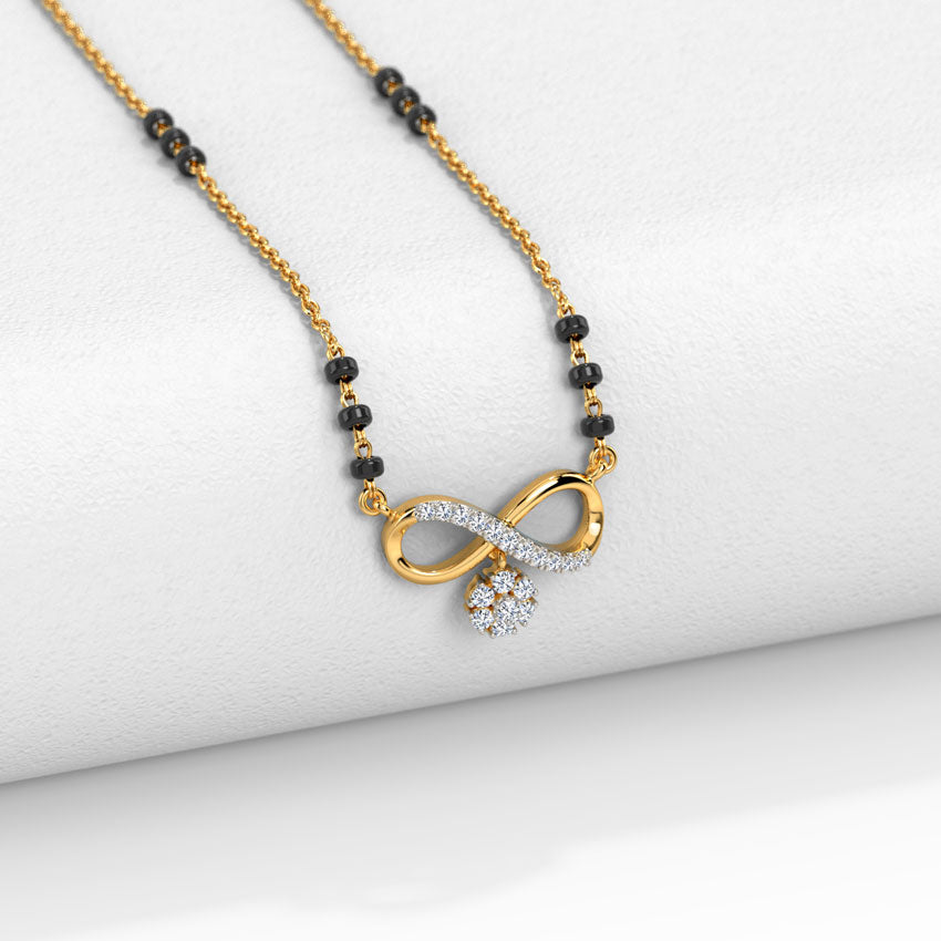 Ava Infinity Diamond Mangalsutra