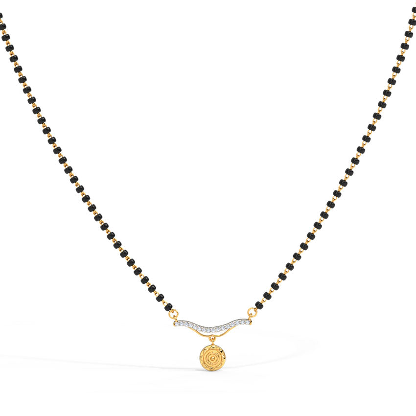 Ava Coin Diamond Mangalsutra
