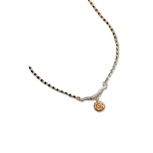 Ava Coin Diamond Mangalsutra