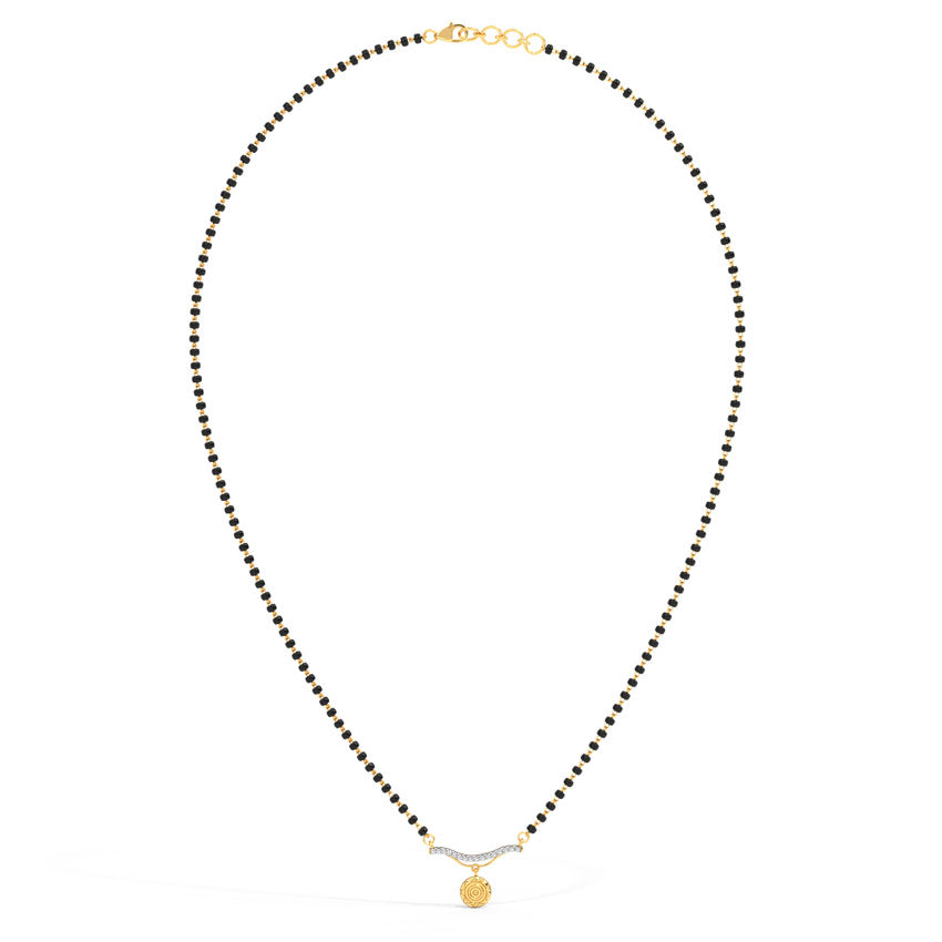 Ava Coin Diamond Mangalsutra