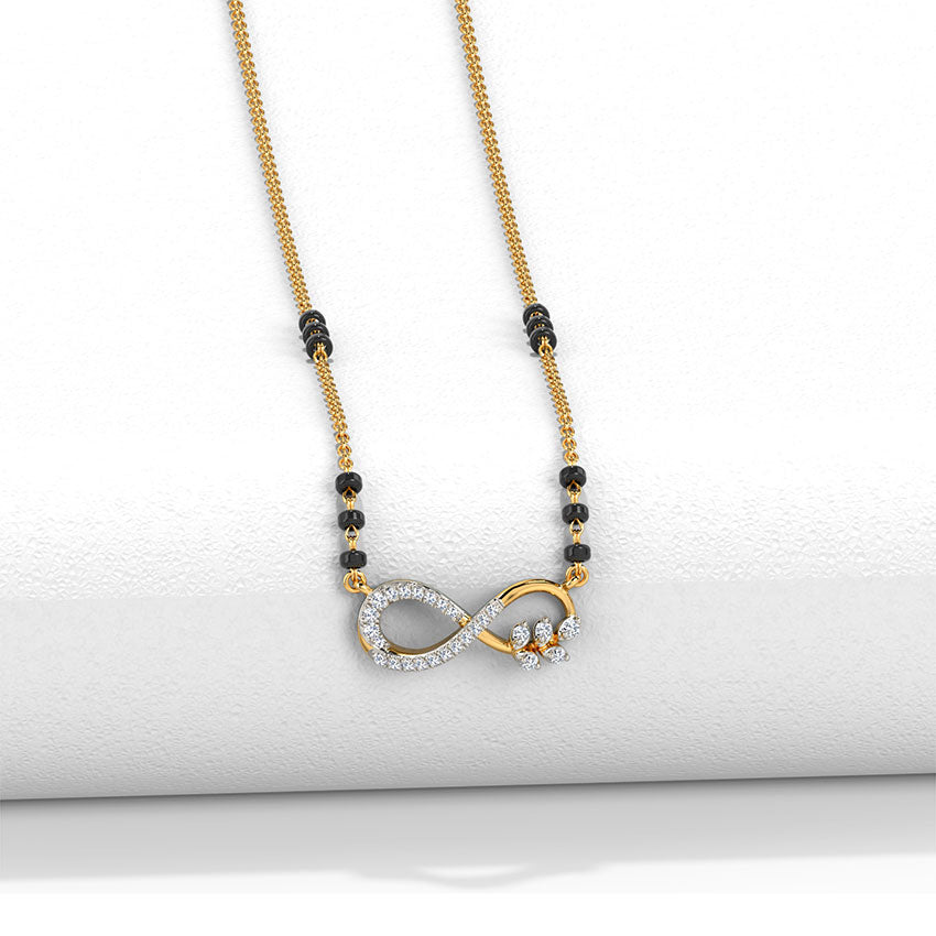 Fiona Infinity Diamond Mangalsutra