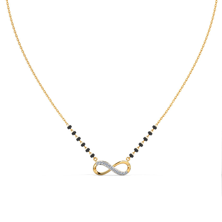 Leah Infinity Diamond Mangalsutra