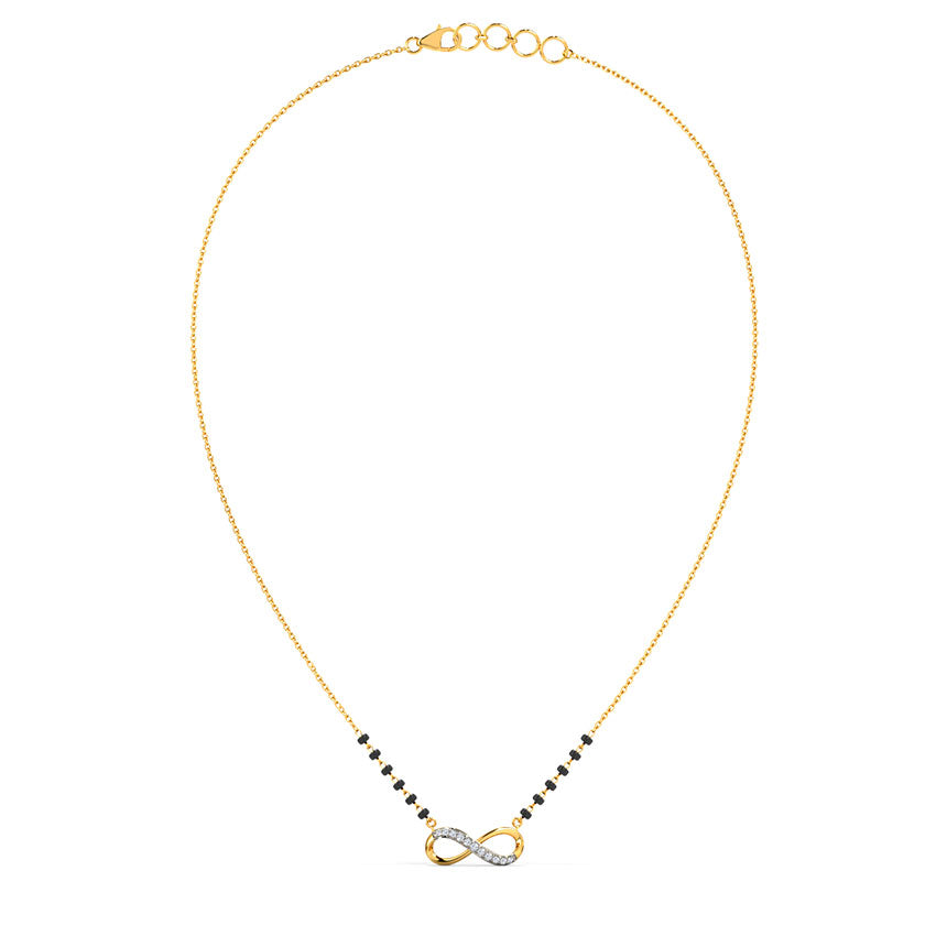 Leah Infinity Diamond Mangalsutra