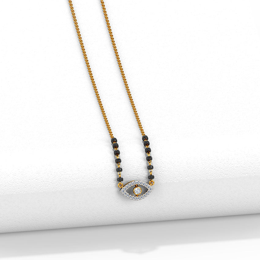 Nina Evil Eye Diamond Mangalsutra