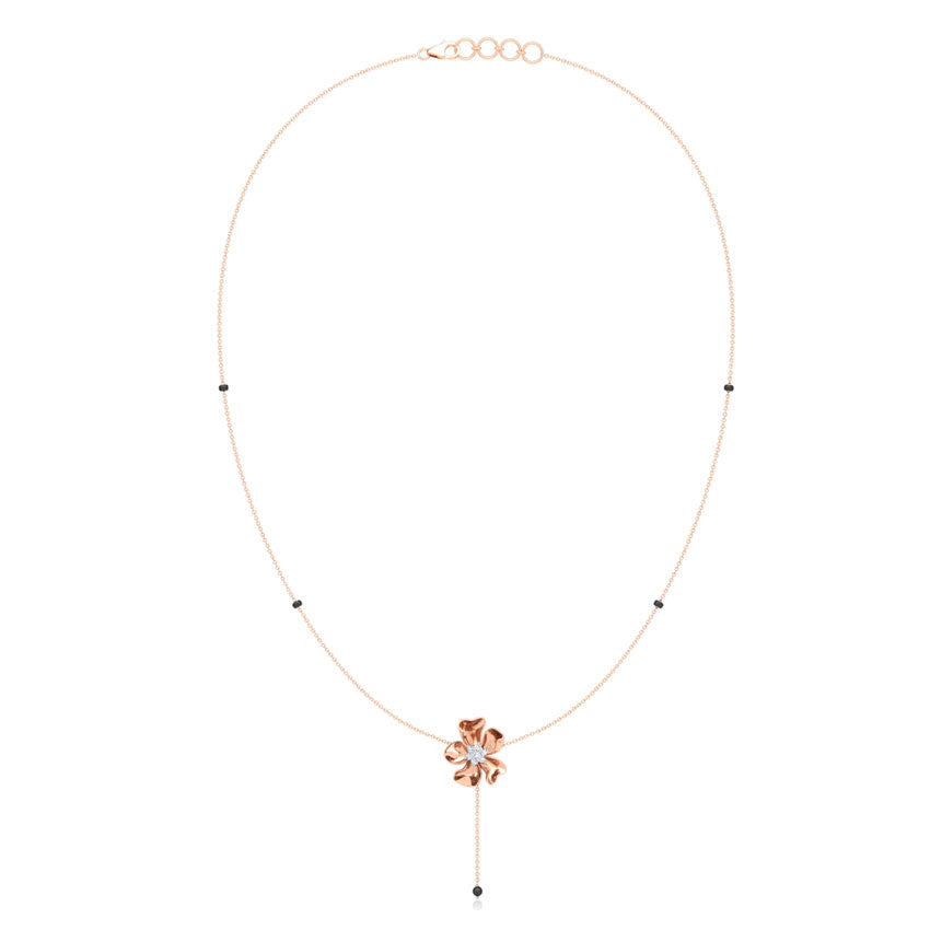 Sakura Lariat Diamond Mangalsutra