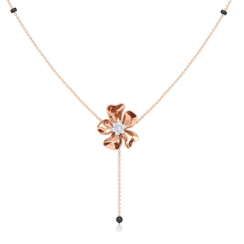 Sakura Lariat Diamond Mangalsutra