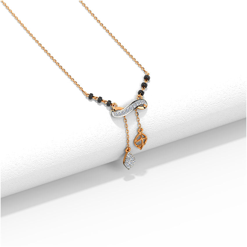 Nova Infinity Lariat Diamond Mangalsutra