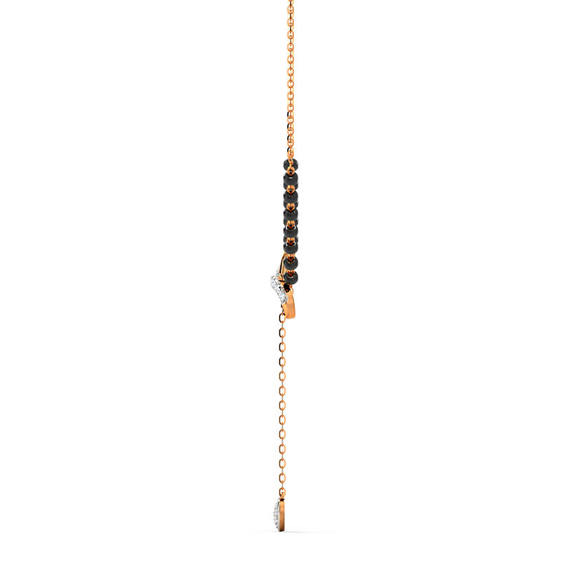 Esmeralda Infinity Lariat Diamond Mangalsutra
