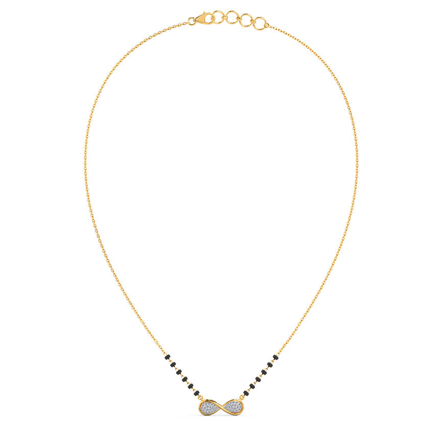 Heather Infinity Diamond Mangalsutra