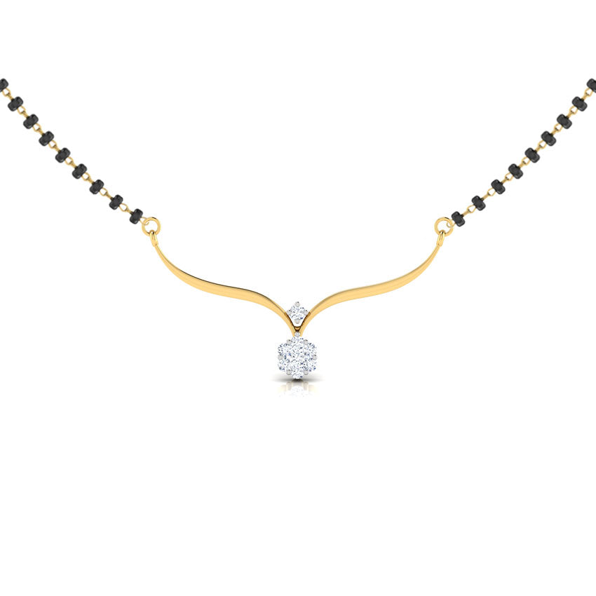 Lavender Diamond Mangalsutra