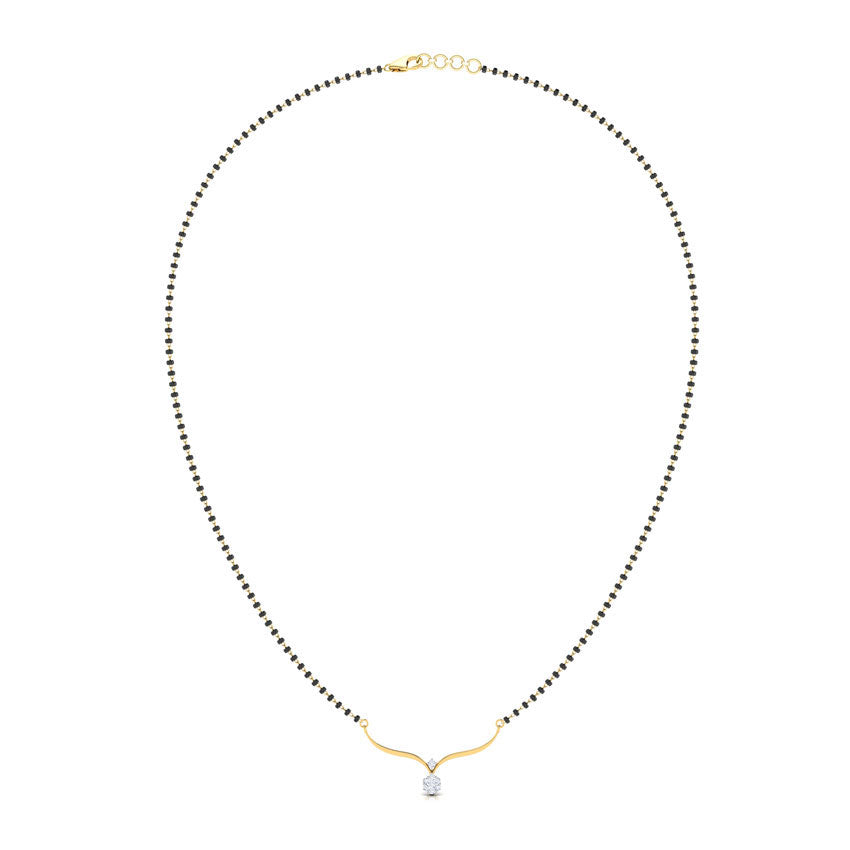 Lavender Diamond Mangalsutra