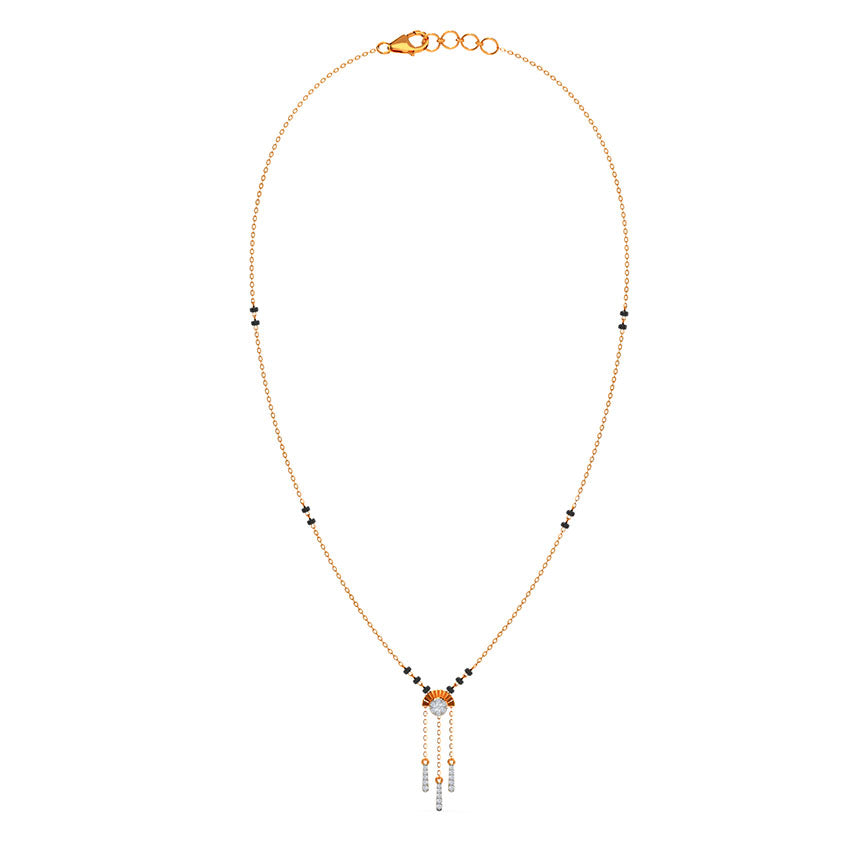 Tahiti's Lariat Diamond Mangalsutra