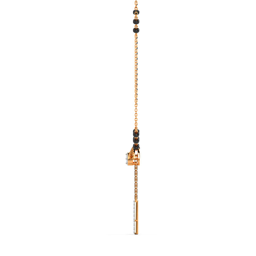 Tahiti's Lariat Diamond Mangalsutra