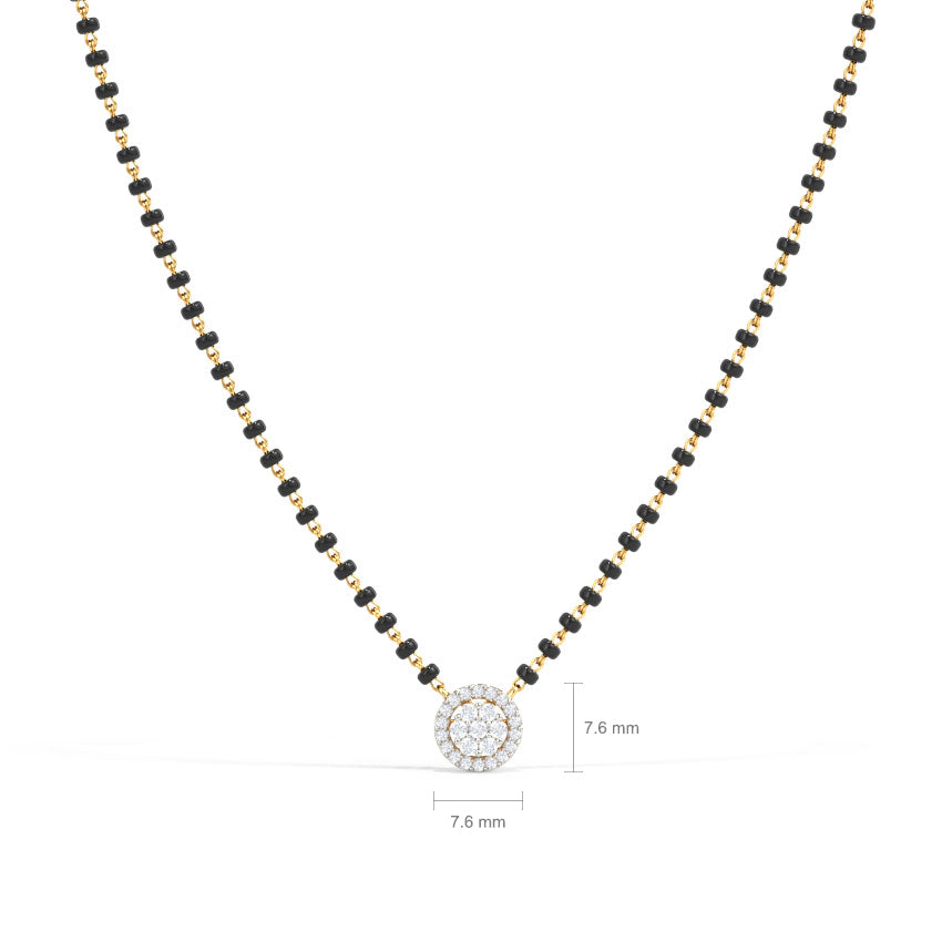 Diksha's Diamond Mangalsutra
