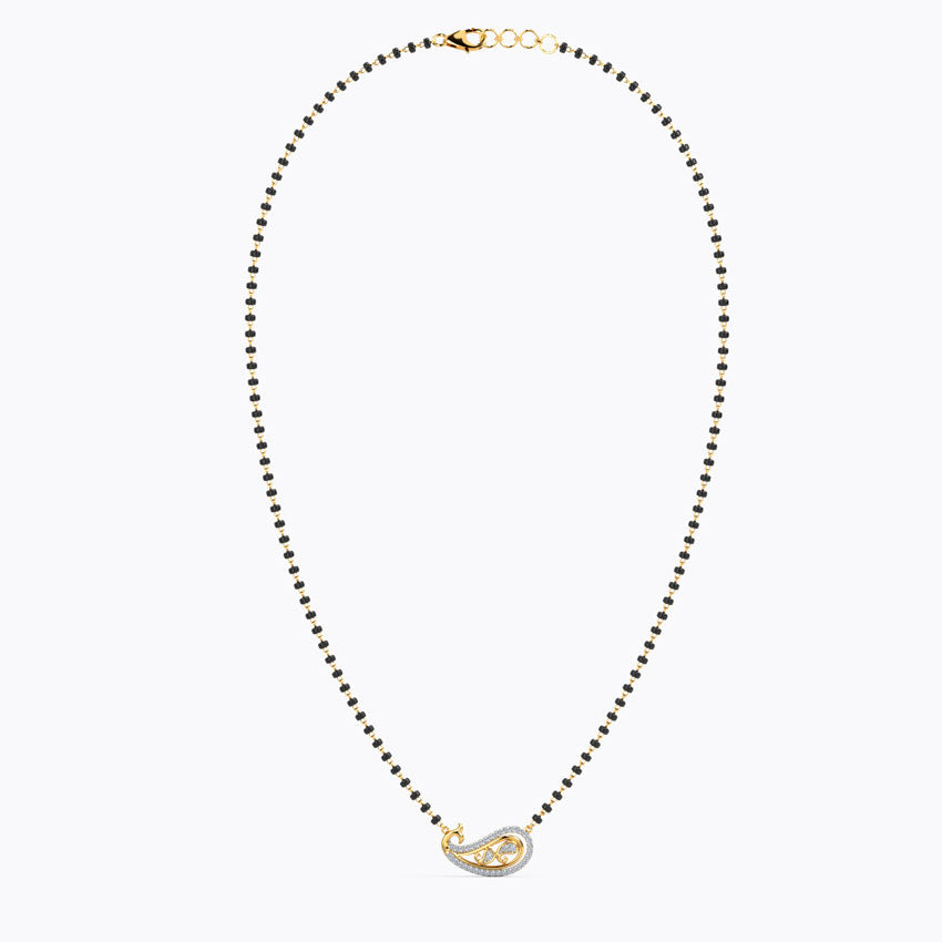 Diamond Paisley Mangalsutra