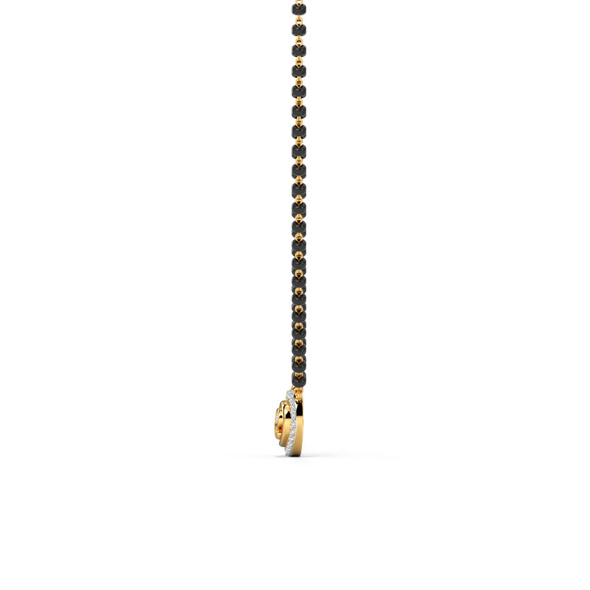 Diamond Paisley Mangalsutra