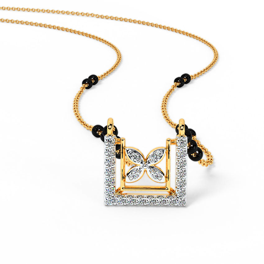 Marina's Diamond Mangalsutra