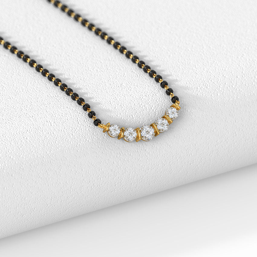 Isha's Diamond Mangalsutra