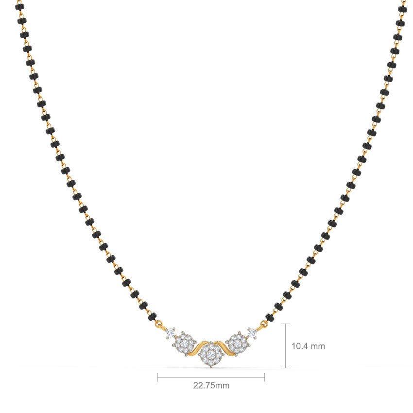 Advita Miracle Plate Diamond Mangalsutra