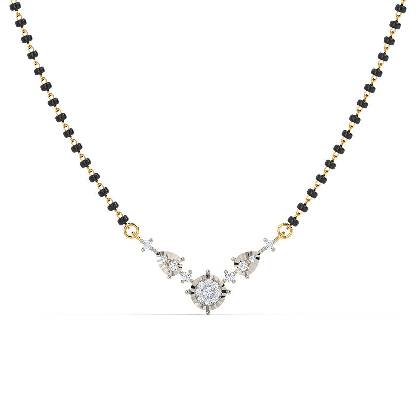 Mahima Miracle Plate Diamond Mangalsutra