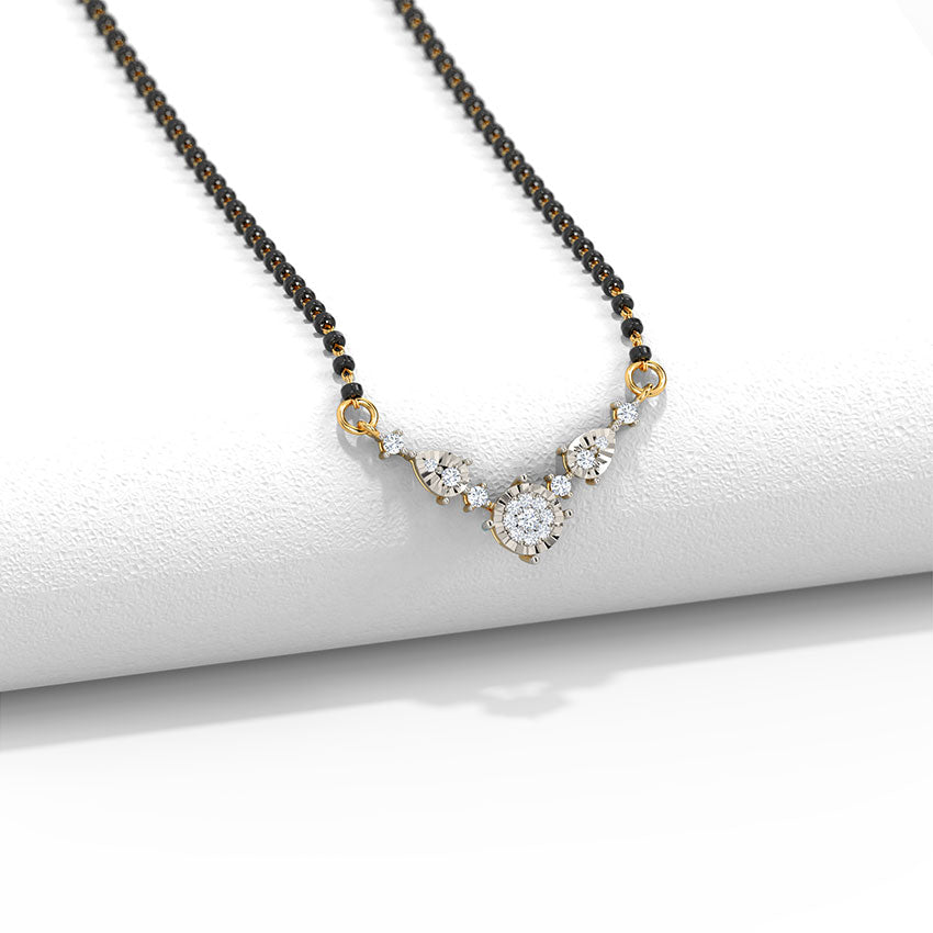 Mahima Miracle Plate Diamond Mangalsutra