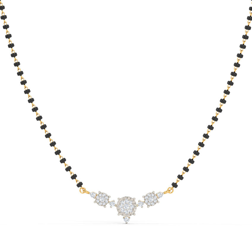 Vriti Miracle Plate Diamond Mangalsutra