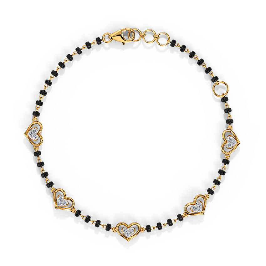Yara Diamond Mangalsutra Bracelet