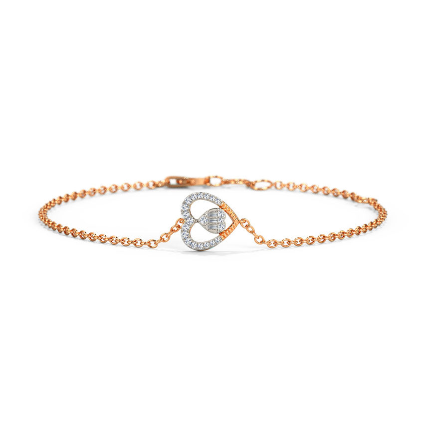 Serena Heart Diamond Bracelet