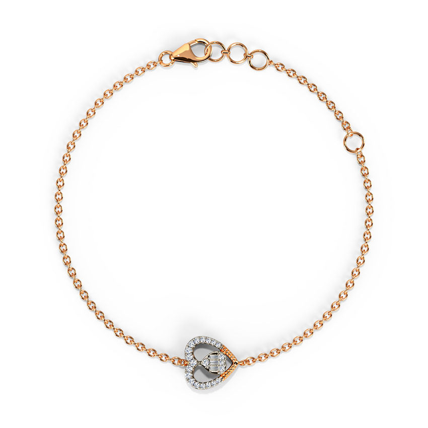 Serena Heart Diamond Bracelet