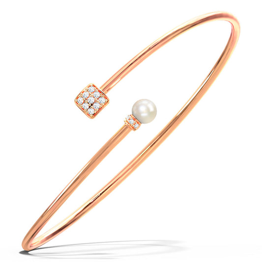 Quartet and Pearl Bracelet