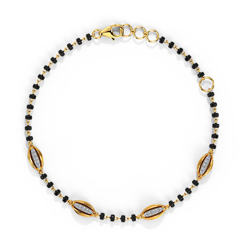Thalia Diamond Mangalsutra Bracelet