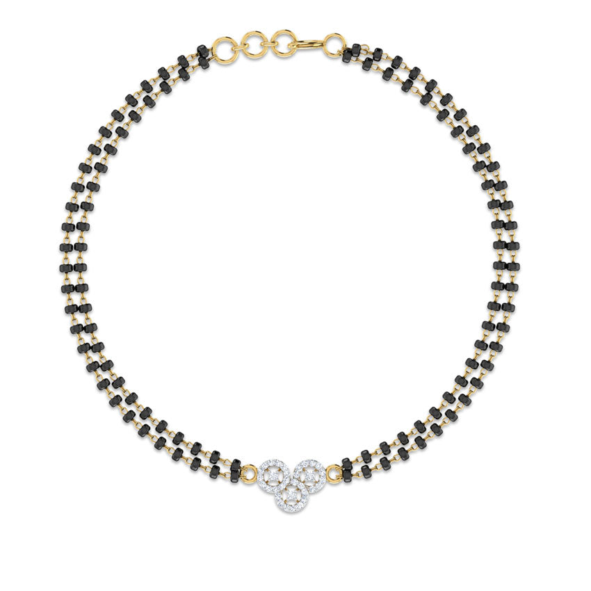 Maya Diamond Mangalsutra Bracelet
